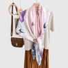 New fashion 111 mulberry silk silk scarf, women's Spring Festival gift for elders to keep warm 111 silk collection