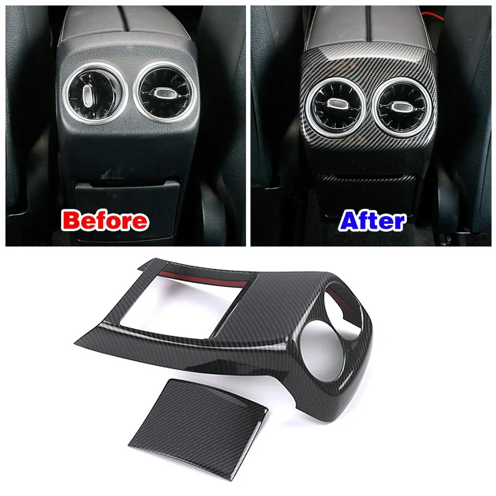 Interior Accessories For Mercedes Benz A Class W177 V177 A180 A200 A250 Car Styling Center Console Part Carbon Fiber Refit Trim