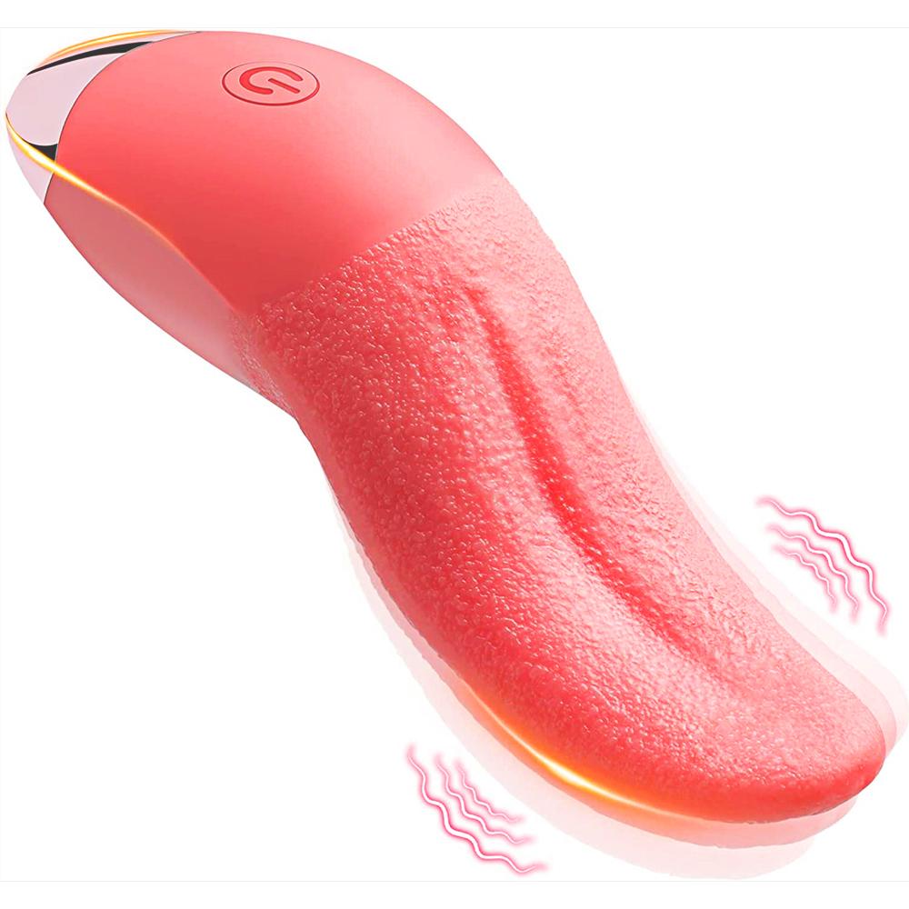 10 režimů Realistické lízání jazyka Výkonný stimulátor Vibrátor Bod G Stimulace klitorisu Bradavky Masturbátor Sexuální hračky pro dospělé Pro ženy pro páry