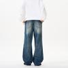 Wide-leg Jeans Men's Design Loose Straight Retro Paratrooper Pants