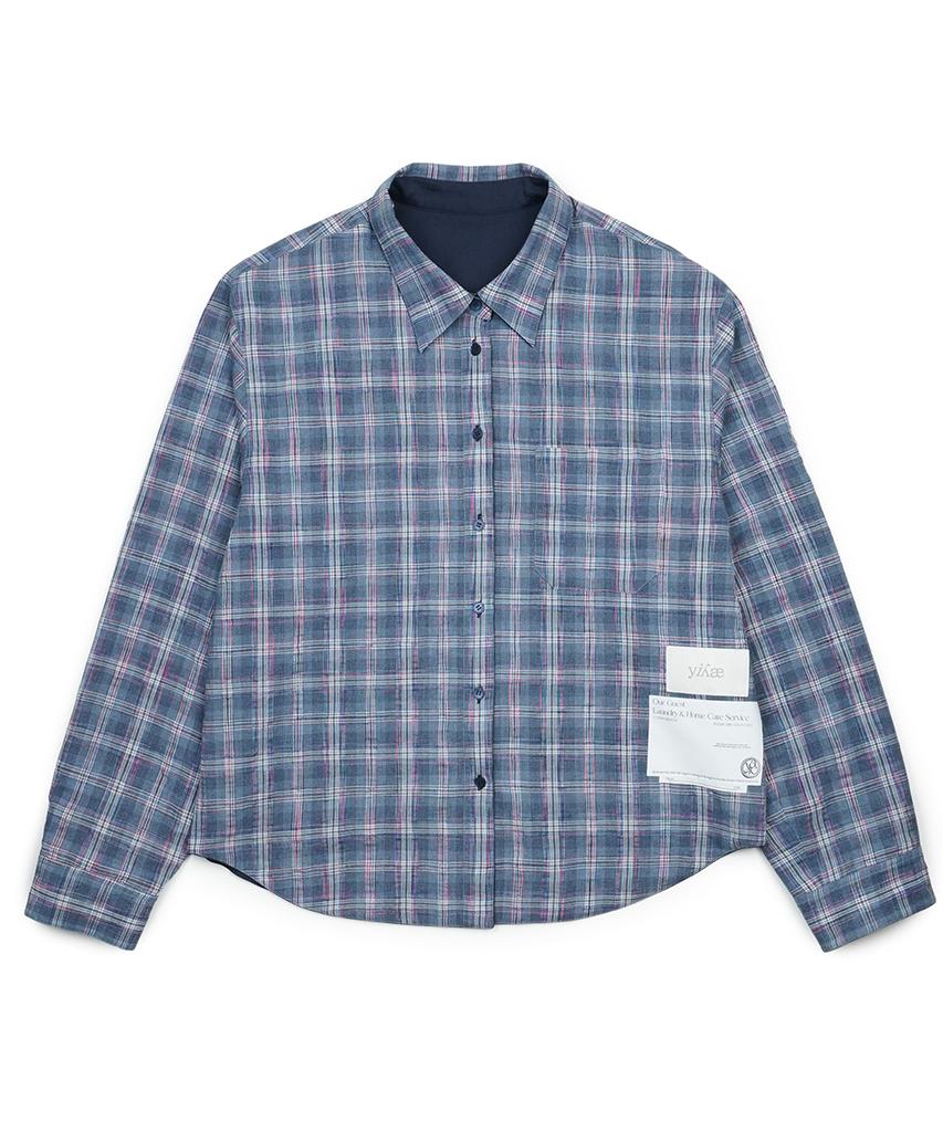 YIYAE Reversible Shirts _ Navy Blue
