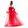 Barbie Mattel 80th Anniversary Brunette Signature Doll, BLACK, Dress-Up Doll/House, Pretend Play, Barbie Doll, Ages 6+, Red, JBJ18