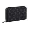 Louis Vuitton Zippy Letter Logo Zip Wallet Monogram Eclipse Canvas Women Wallet Gray M11611