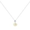 Xiangyun Ping An Schloss Weißer Jade-Halskette Chinesischer Stil Bedeutung Ruyi Schloss Anhänger Damen Altmodische Kleidung Han Element Glitzernder Diamant Schlüsselbein-Kette