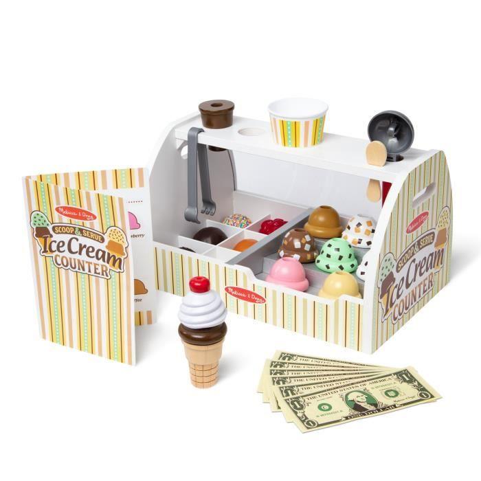 Jeu D'imitation - Distributeur De Glaces - 28 Pièces - Dès 3 Ans - Melissa & Doug