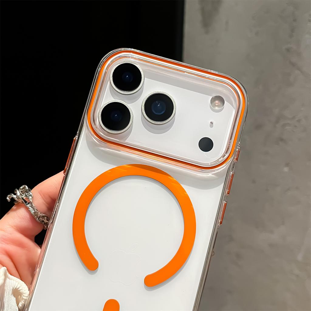For iPhone 17 Pro Max Case Compatible with MagSafe Protective TPU+PC Phone Cover