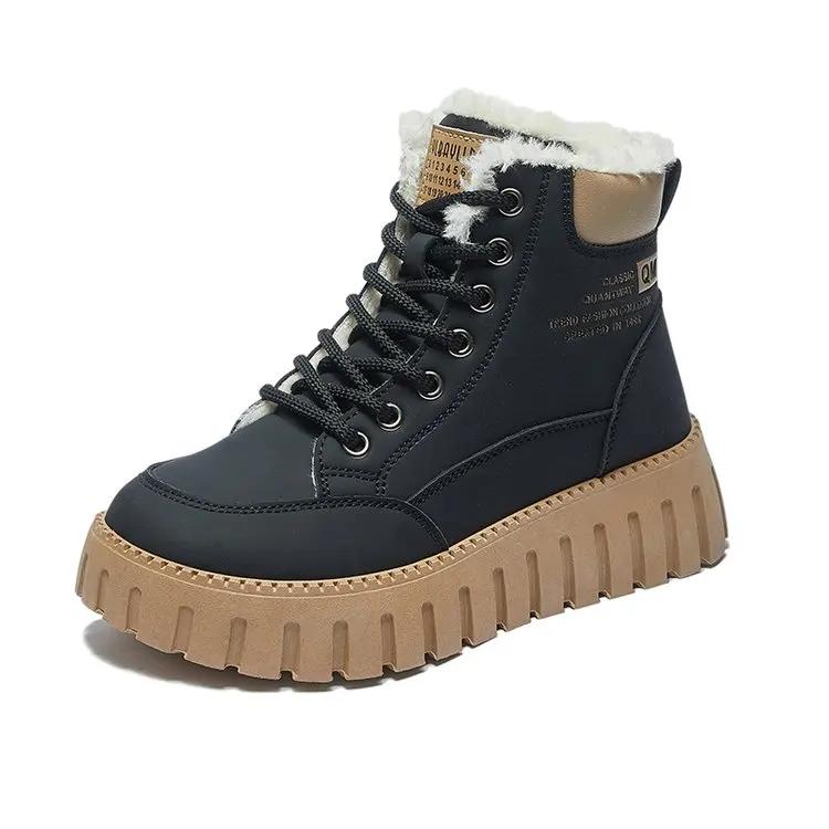 

Новые теплые женские туфли на распродаже женские туфли из вулканизированной кожи женские кроссовки Cross TiedLow Heel женские повседневные туфли Zapatillas 35 бежевый