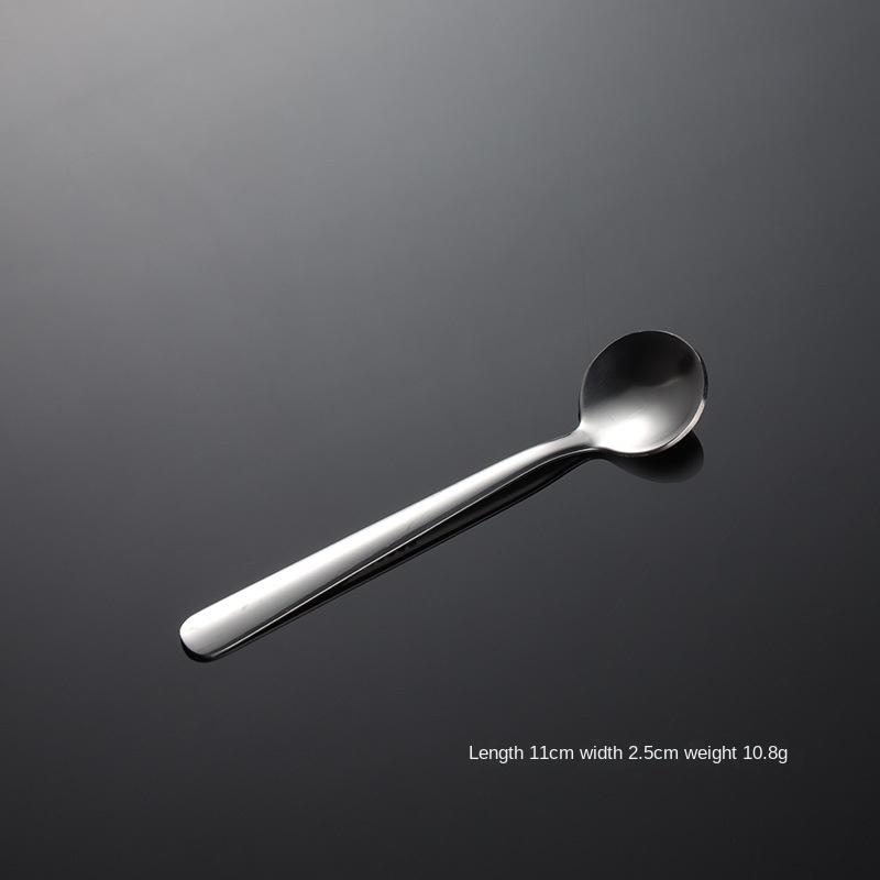 HANYANG 304 nerezová nádoba na koření Lžíce Láhev na koření Odpovídající malá lžička Víceúčelová malá kulatá lžička Dárkové nádobí