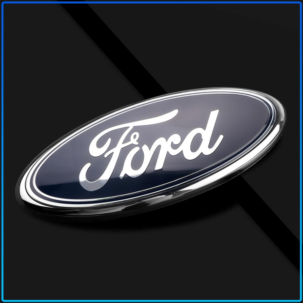 

Car Rear Trunk Logo Emblem Sticker 11.5x4.5cm Replacement for Ford Ranger Escape Mondeo Fusion Fiesta Kuga Edge Focus Mustang Auto Accessories синій