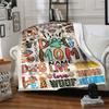 Dog Mom Love And Paws Lightweight Personalized Blanket Personalized Text Soft Warm Cozy Versatile For Sofa Couch Office Bed Picnics Ideal For All