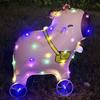With Light Walking Balloon With Wheels Luminous Balloon Balloon 3D Balloon  Children's Party