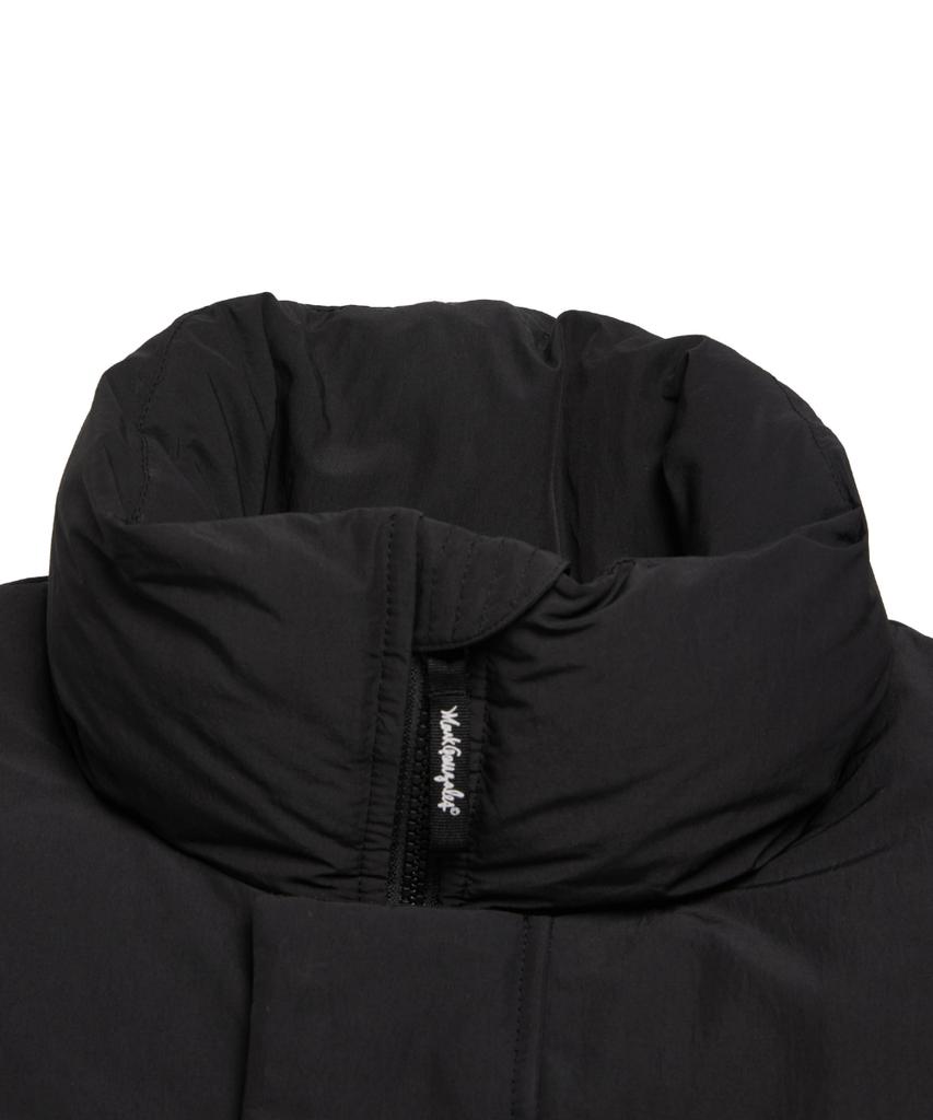 Mark Gonzales Sign Logo Long Padded Jacket - Black