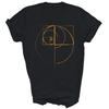Fibonacci Golden Ratio Circle Math Lover Unisex Shirt Gift Women Men
