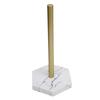 Stehender Papierhandtuchhalter Gold Edelstahl Marmor Textur Arbeitsplatte Rollenpapierständer für Küche Toilette
