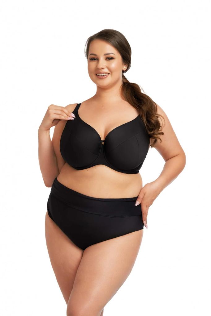Biustonosz Modelujący Kąpielowy Miękki Elba Soft czarny Nessa