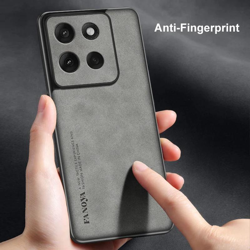Per Motorola Moto G86 Power Custodia Lussuosa in Ecopelle PU Per Motorola G86 Cover Posteriore in Silicone Antiurto Protezione Completa