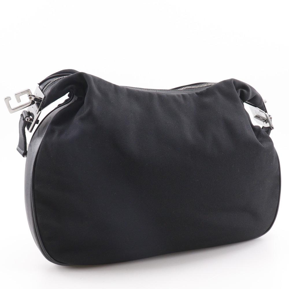 GUCCI Shoulder Bag 001.3341.3444 black Nylon canvas Women Used