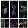 Transparent Phone Case for Xiaomi Mi 14 13 12 11 Ultra 13T 12T 11T Poco X3 NFC F3 F6 Pro Lite 5G Soft TPU Shell Cartoon Scorpion