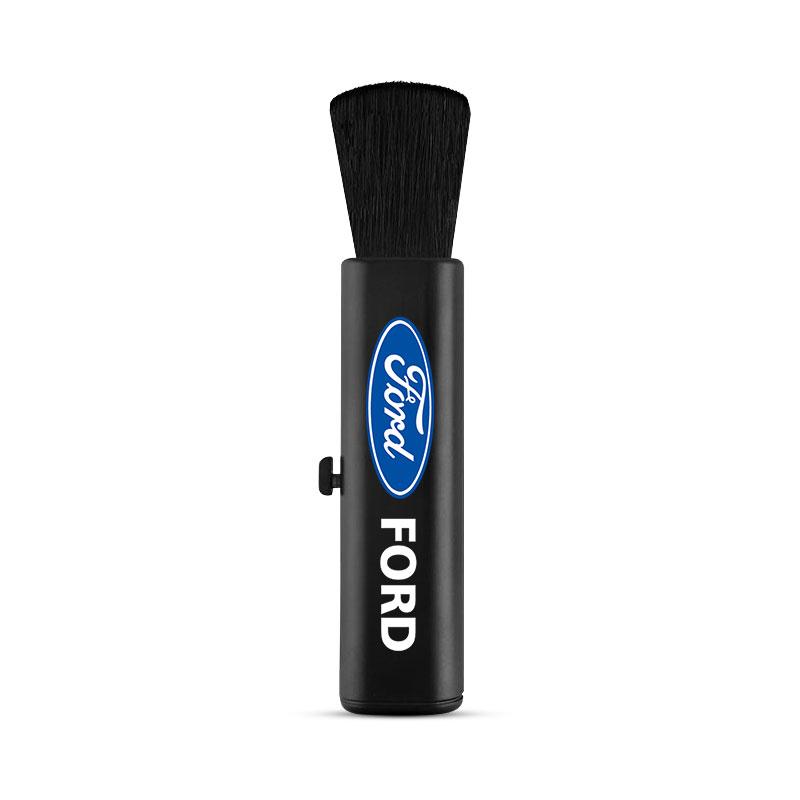 Retractable Car Air Vent Cleaning Brush Car Badge Detail Dust Remover For Ford Mondeo MK1 MK2 MK3 MK4 MK5