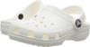 Crocs Classic Glitter Clog, White, 25cm