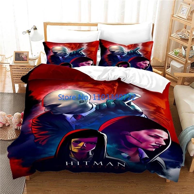 

Hitman Killer 3D Bedding Set Print Duvet Cover Set 3D Print Comforter Cover Bedclothes for Boy Girl Bedding Sets Bedroom Decor Child 120x150cm