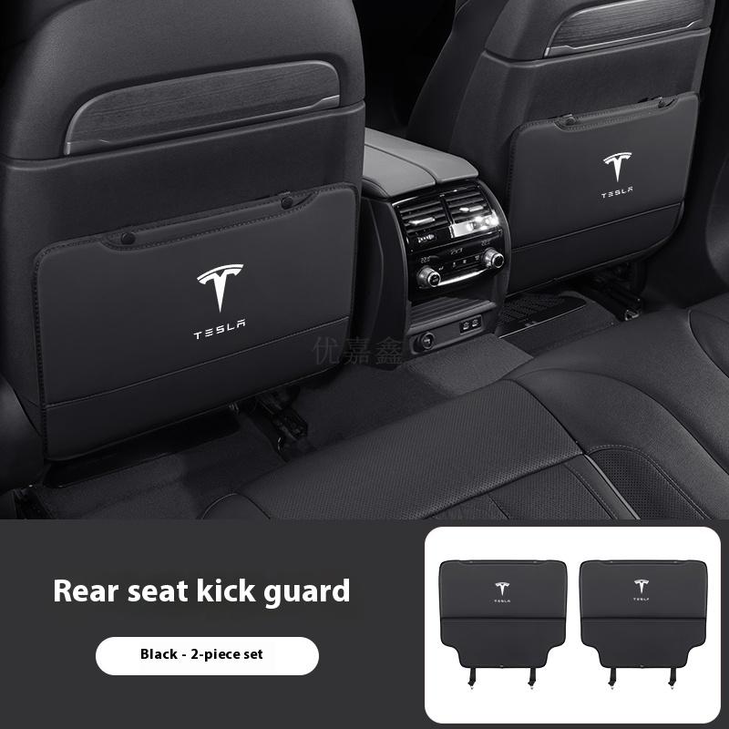 CSION1 Car Seat Back Storage Anti-kick Pad For Tesla Model 3 Model Y Model S Model X Auto Tesla The Back of The Interior Accessories