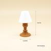 Retro Classical Mini Table Lamp Model Realistic Dollhouse Decor for Sand Table DIY Micro Landscape Props