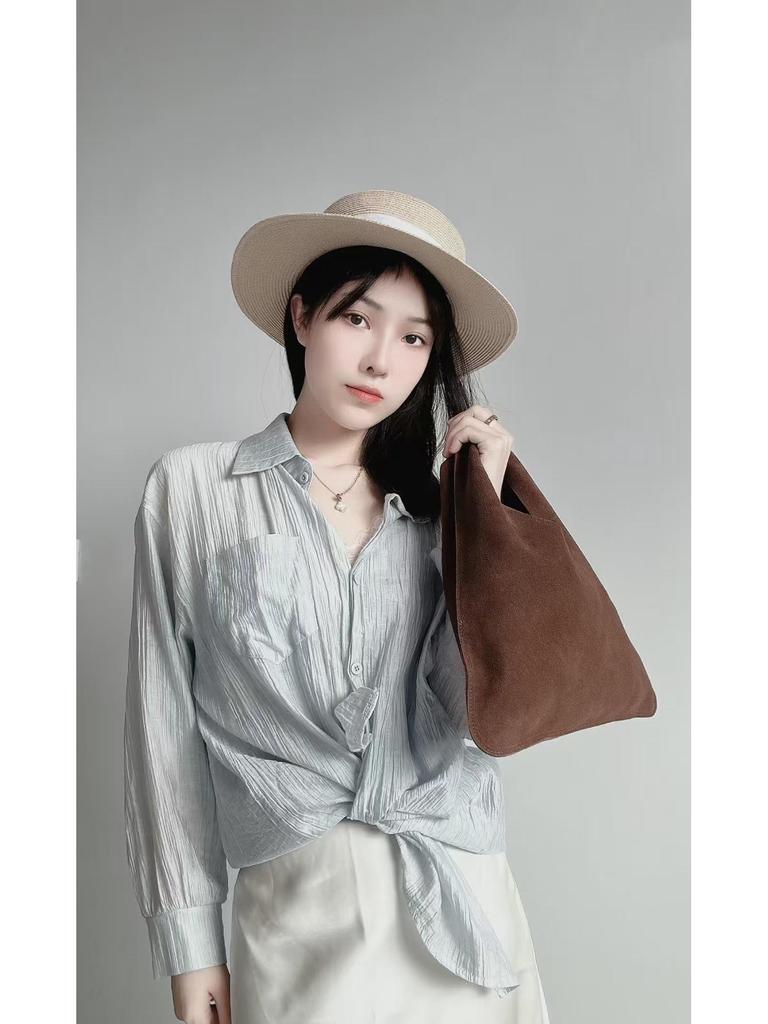 The Row 2025 New Triangle Hobo: Minimalist Versatile Handbag, Trendy Underarm Shoulder Bag