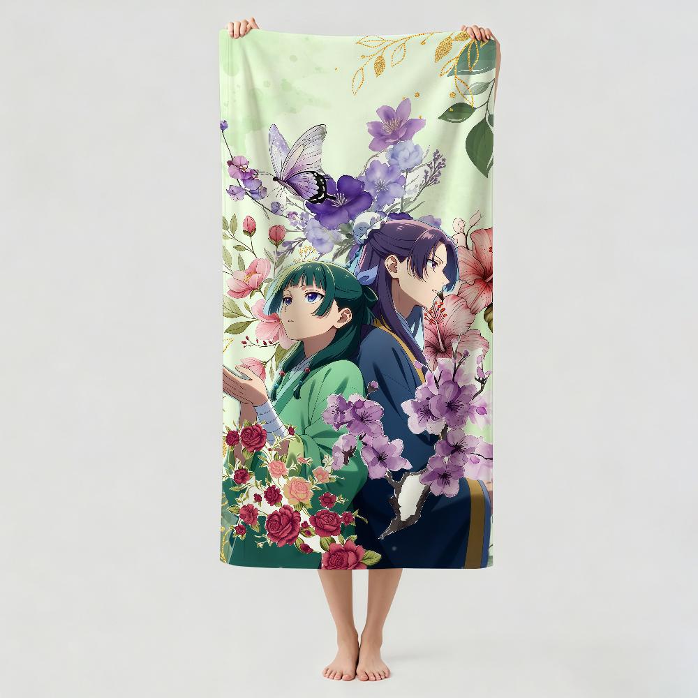 Das A-Apothecary D-Diaries Anime Handtuch Trocknendes Badetuch Anwendbar für Leichtes Schwimmen Camping Yoga Strand Aus
