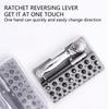 Ergonomic Handle Mini Ratchet Wrench Set Right Angles Screwdriver Tools for Smartphone Tablet Maintenance Repairing Tool