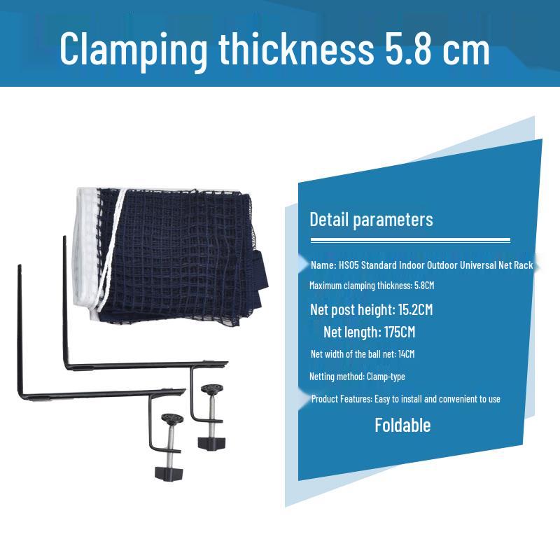 Portable Table Tennis Net and Stand