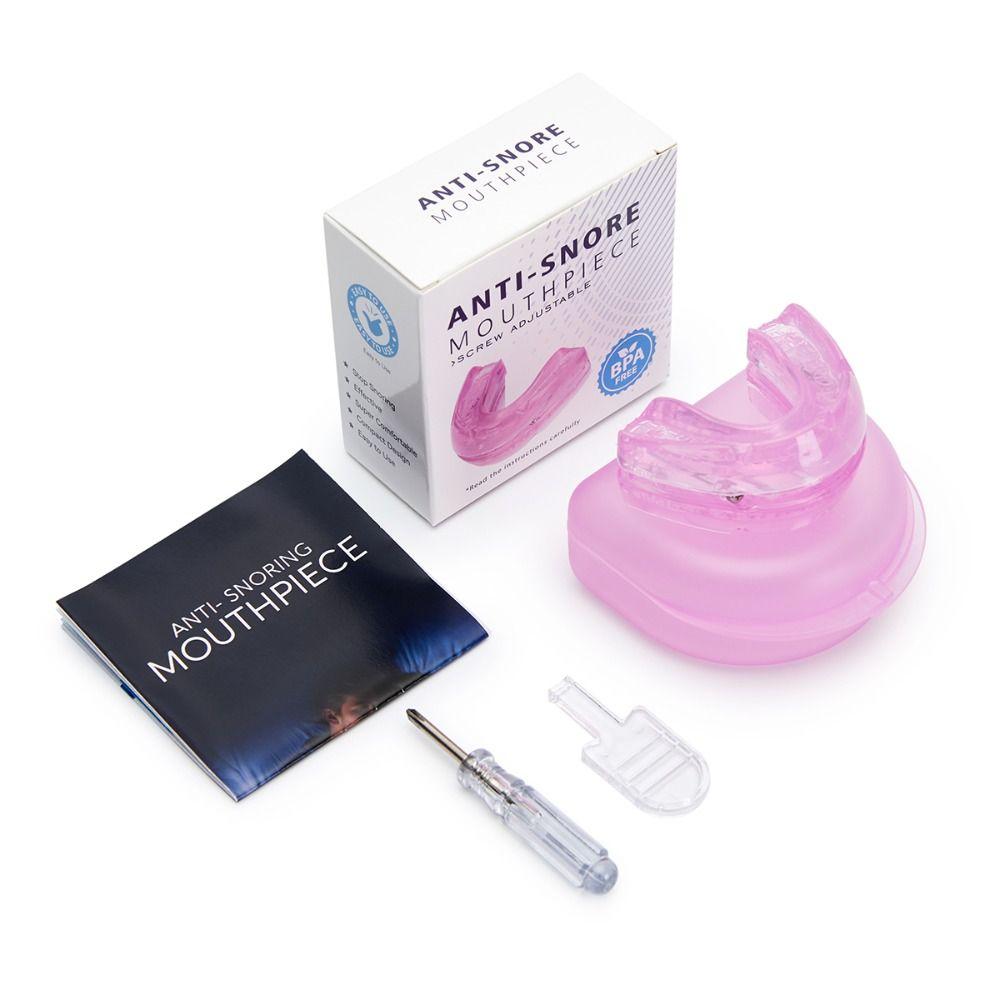 Comfortable Anti Snoring Mouth Guard With Storage Box Snoring Mouth Guard  Night Use