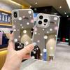 Exclusive for pink love daisy apple 17/16 mirror large hole protective case 13promax mobile phone case