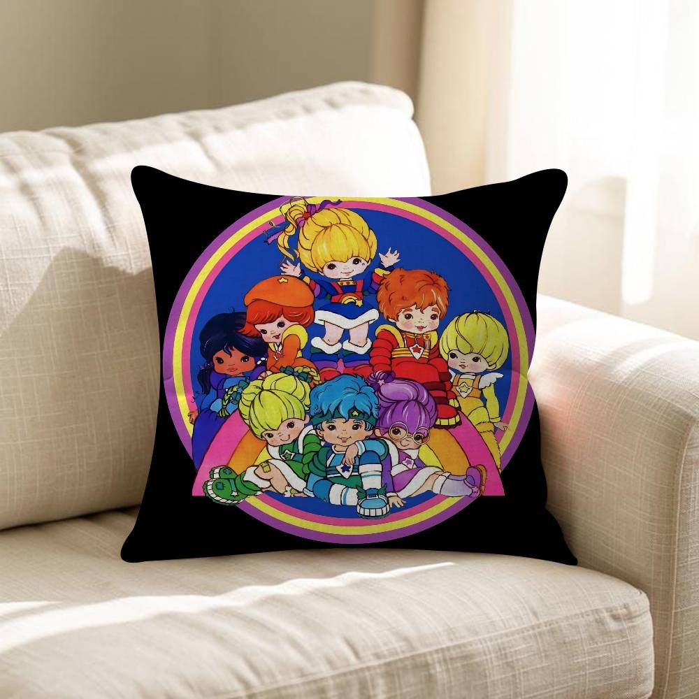 Cute RRainbow BBrite Pillow Cover For Bedroom Room And Living Room Sofa Decorative Cushion Cover