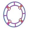 Bike Chain Guard 104BCD Mountain Bike Cranksets Guard Bike Chainring Sprockets Guard Protector