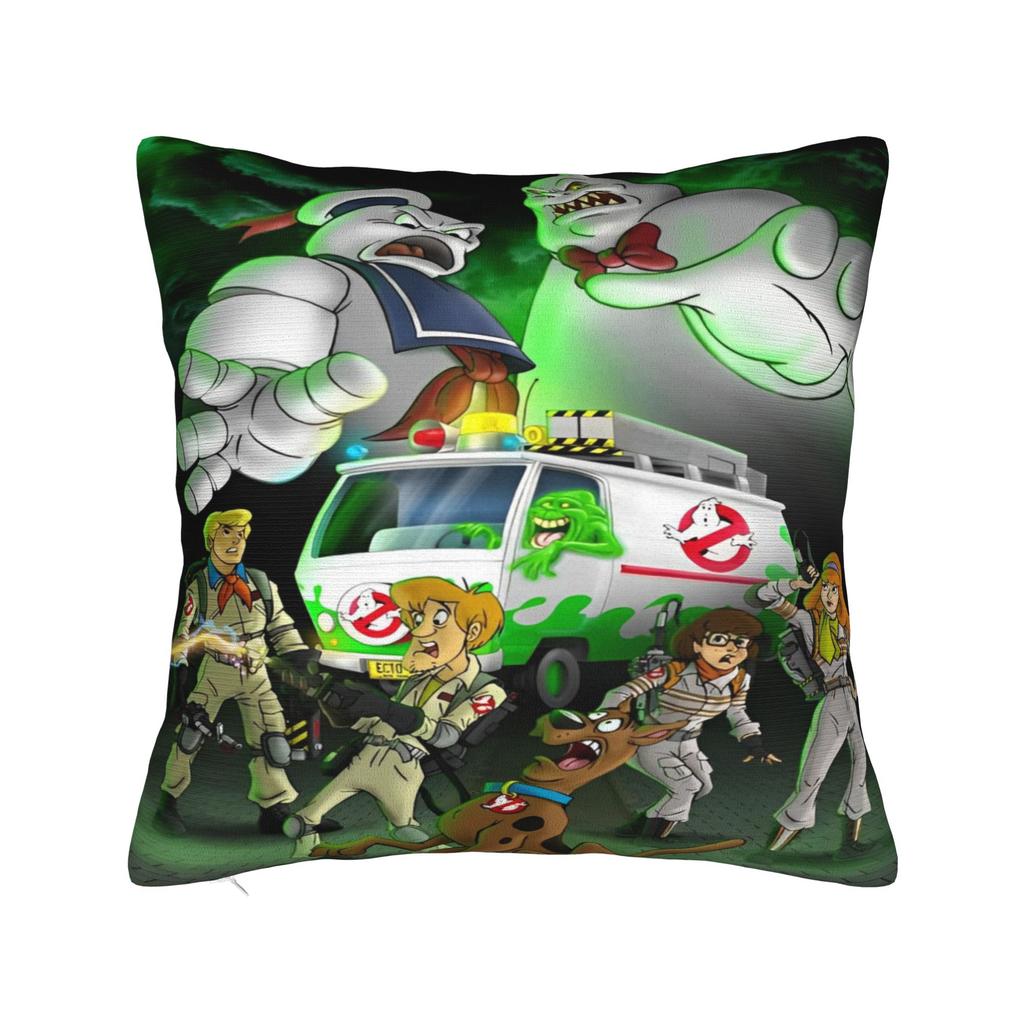 Ghostbusteres Movie Pillowcases Merch Printing Cushion Cover Throw Pillow Cover Bedroom Decoration Zippered Multi-Size