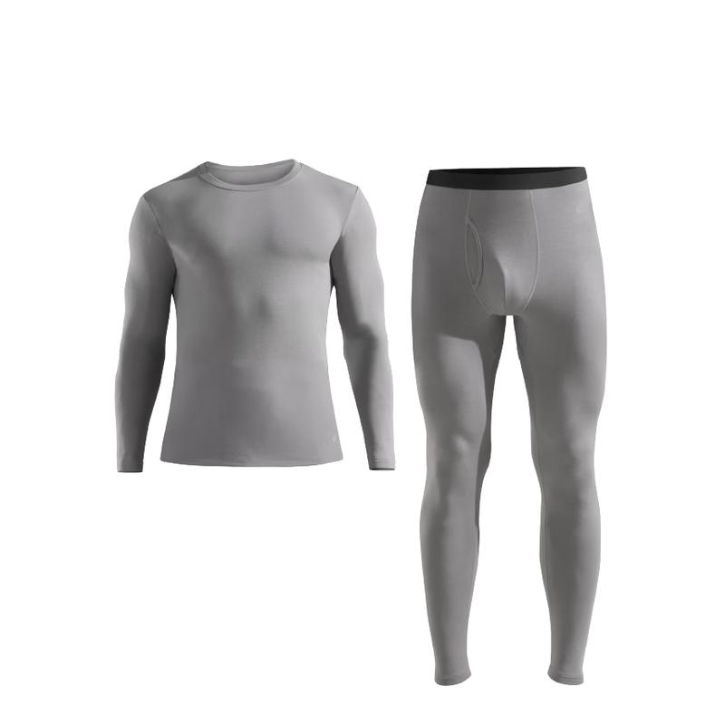 Yuejili Beinuo Australian Merino Wool Thermal Underwear Set for Men and Women