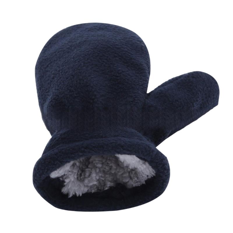 2-4Y Fleece Mitten Kids Winter Kids Mittens Plush Thick Warm Toddler Gloves Plush Gloves Mitts Kid Cycling Gloves