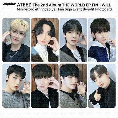THE WORLD EP.FIN WILL Minirecord 4-ojo Vaizdo Skambučio Renginio Nauda Nuotraukų Kortelė