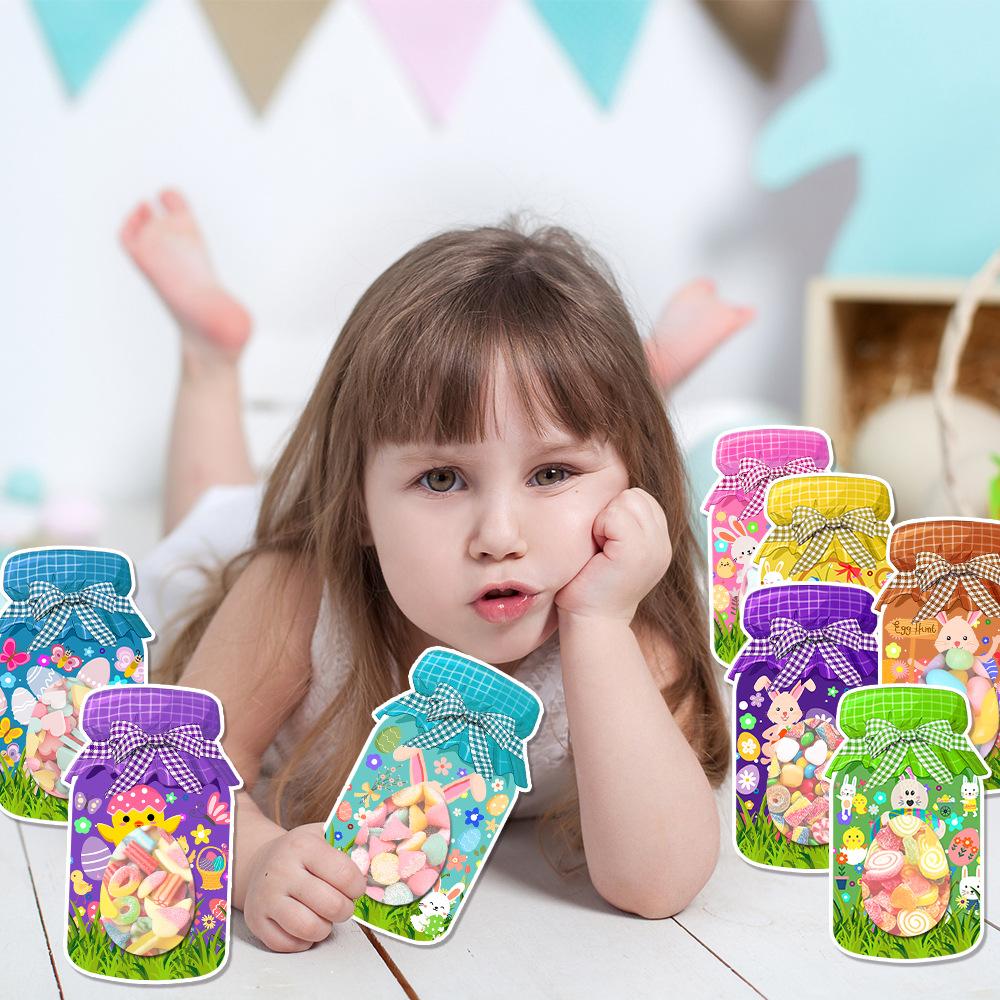 New Easter Theme, Cartoon, Cute Rabbit, Candy Snacks, Card Bags, Decorative Items