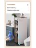 Luxury Bathroom Crevice Storage Rack Trolley - No Installation Required, Floor-Standing Cabinet.