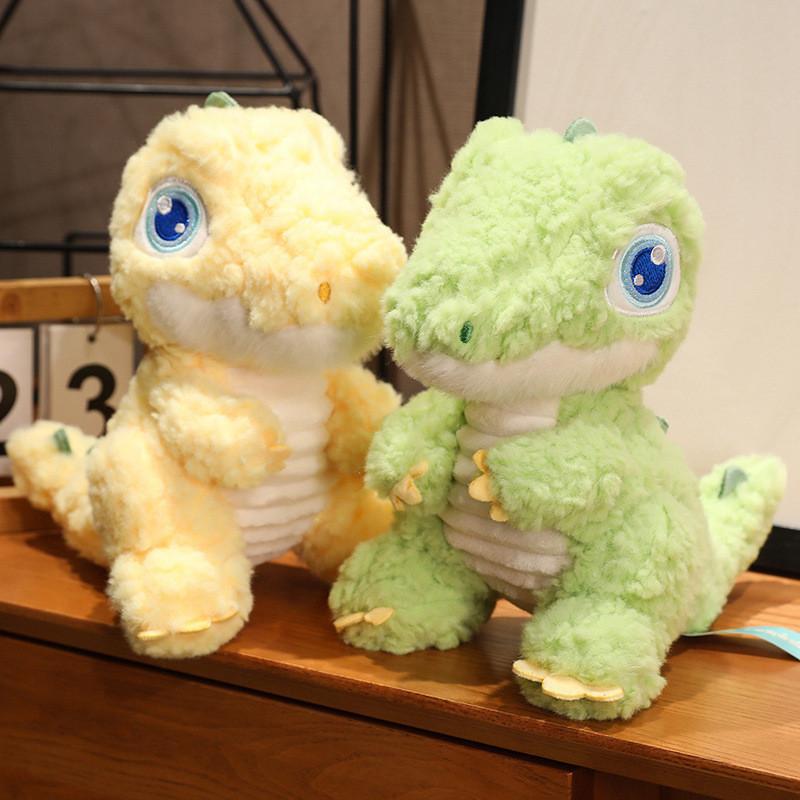 Cute Big-eyed Dinosaur Plush Toy Stuffed Animal Doll Sitting Tyrannosaurus Rex Children's Comfort Sleeping Toy