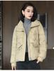 Light and thin down jacket women's short stand-up collar fashionable and casual loose new autumn and winter coat