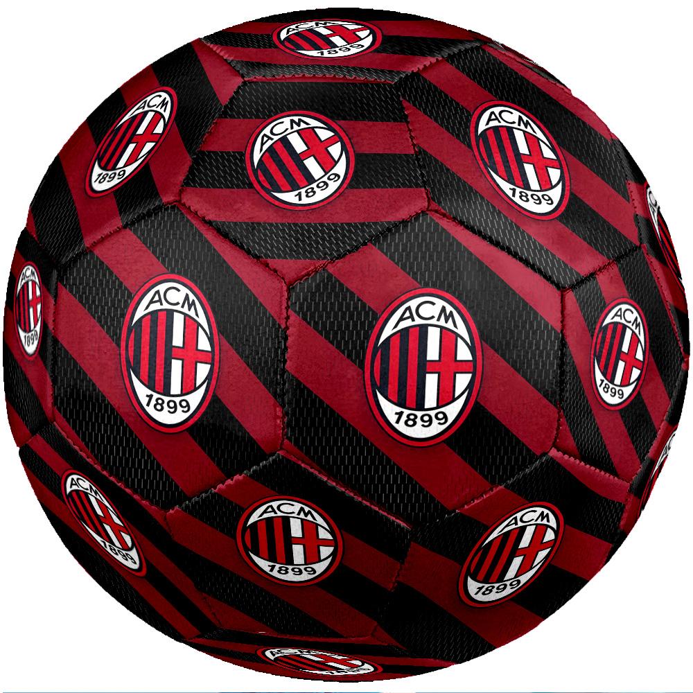Pallone da Calcio da Partita Misura 5 Tema AC Milan Pallone da Calcio Professionale da Esterno Morbido al Tocco Pallone da Allenamento