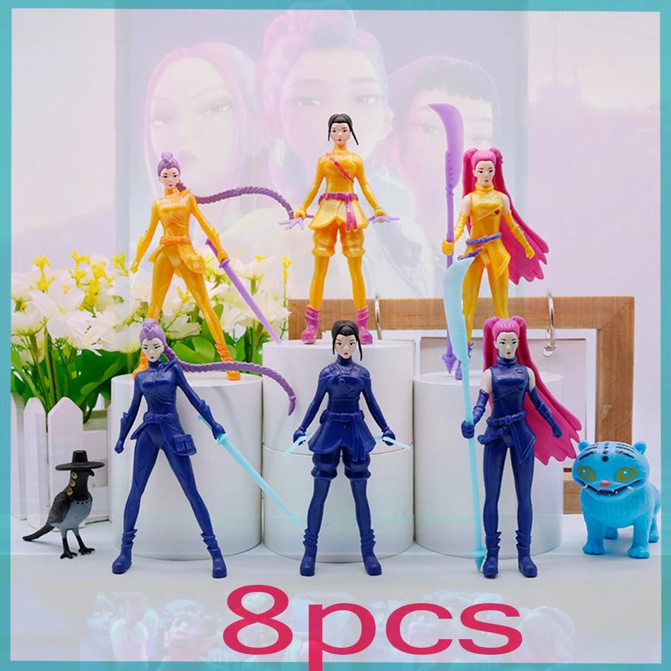 Anime Kpop Demon Hunters Figure Model Toy Cartoon Gaming Peripherals Desk Decoration Collection Figures Model Toy For Kid Gift