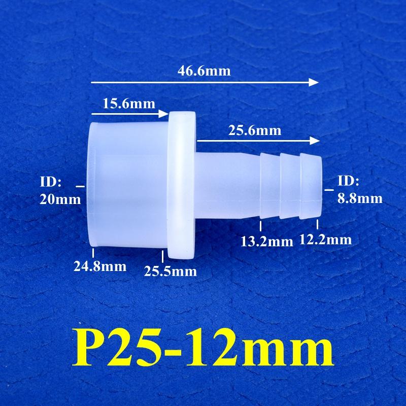 10 Stück/Los 9,5~25mm Flach auf 8~25mm Pagode Direktverbinder Aquarium Tank Anschlüsse Luftpumpe Schlauchverbinder Garten Tropfbewässerung Rohranschlüsse