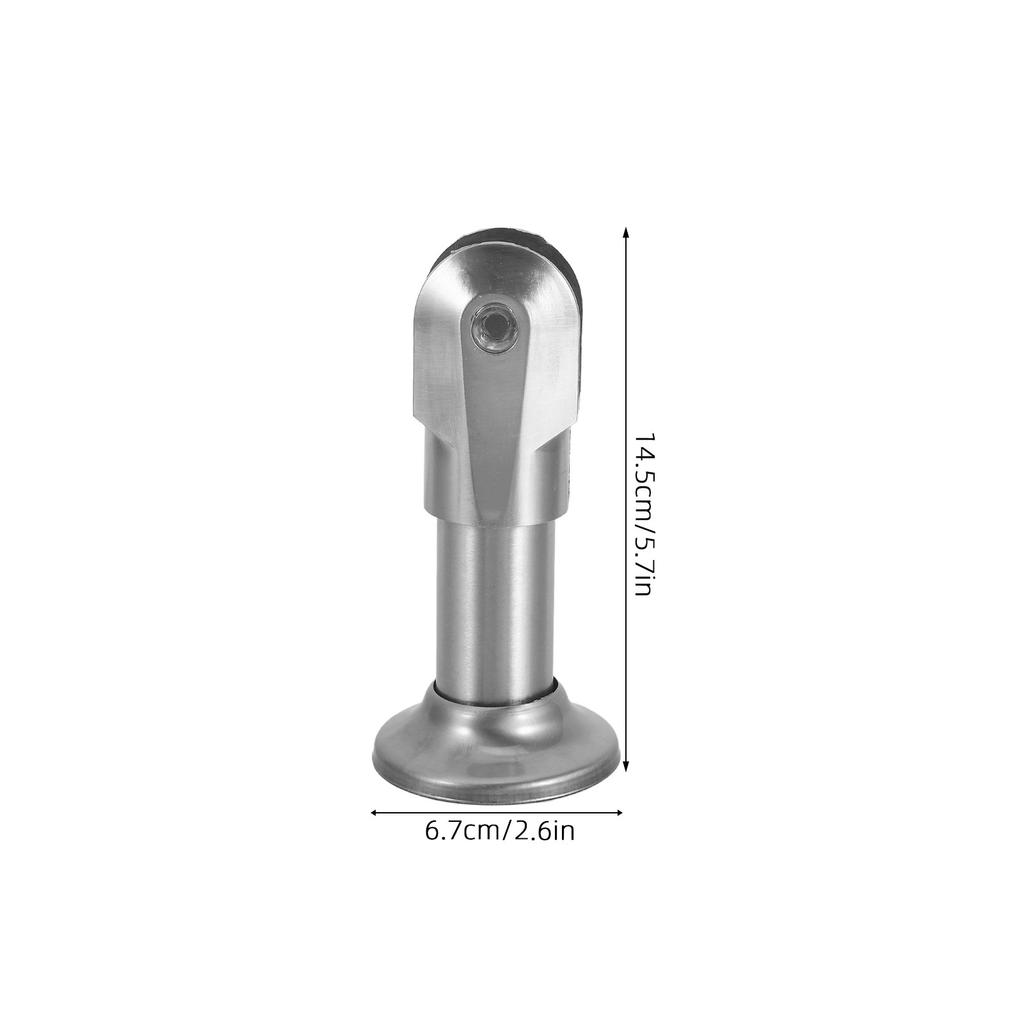 4 ks Podpěrný držák přepážky obrazovky Nerezová ocel Koupelnový hardware pro přepážky Nohy dělicího boxu Veřejné toalety Podlaha