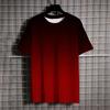 Summer Men's Short Sleeve T-Shirt Vintage Striped 3d Print Everyday Street Casual Crew-Neck Wear Oversize Tops Tees Size XXS-6XL