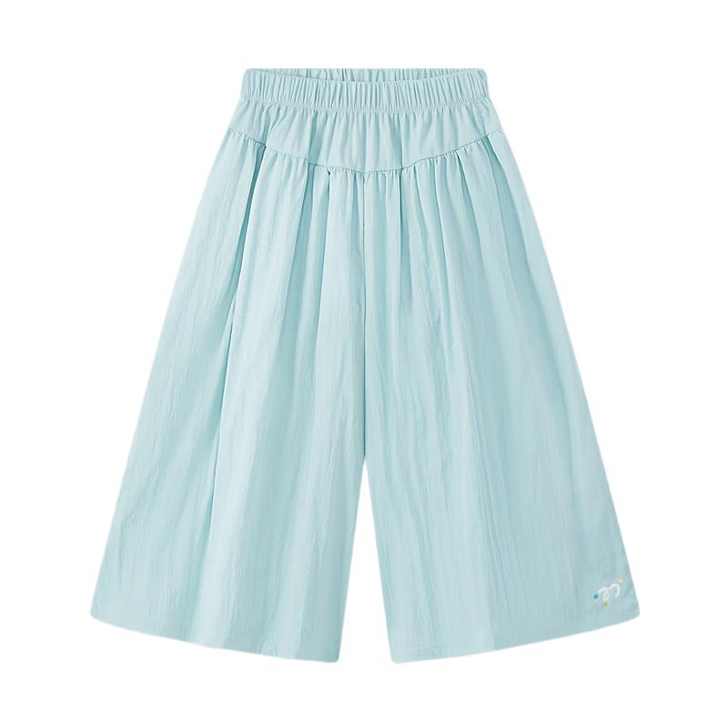 MQD Girls Lightweight Breathable Casual Capri Pants 150 светло-синий