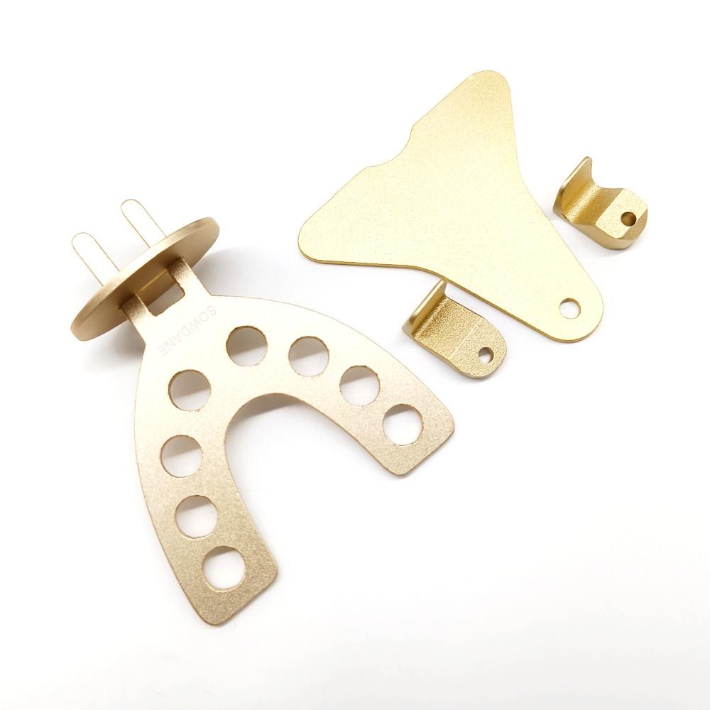 1 set Dental Tray Dental Anterior Jig set Lucia Jig Set Aluminium Alloy Dental Lab Impression Trays to Achieve centric relation